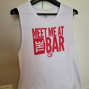 CycleBar Meet Me At The Bar logo sleeveless tee